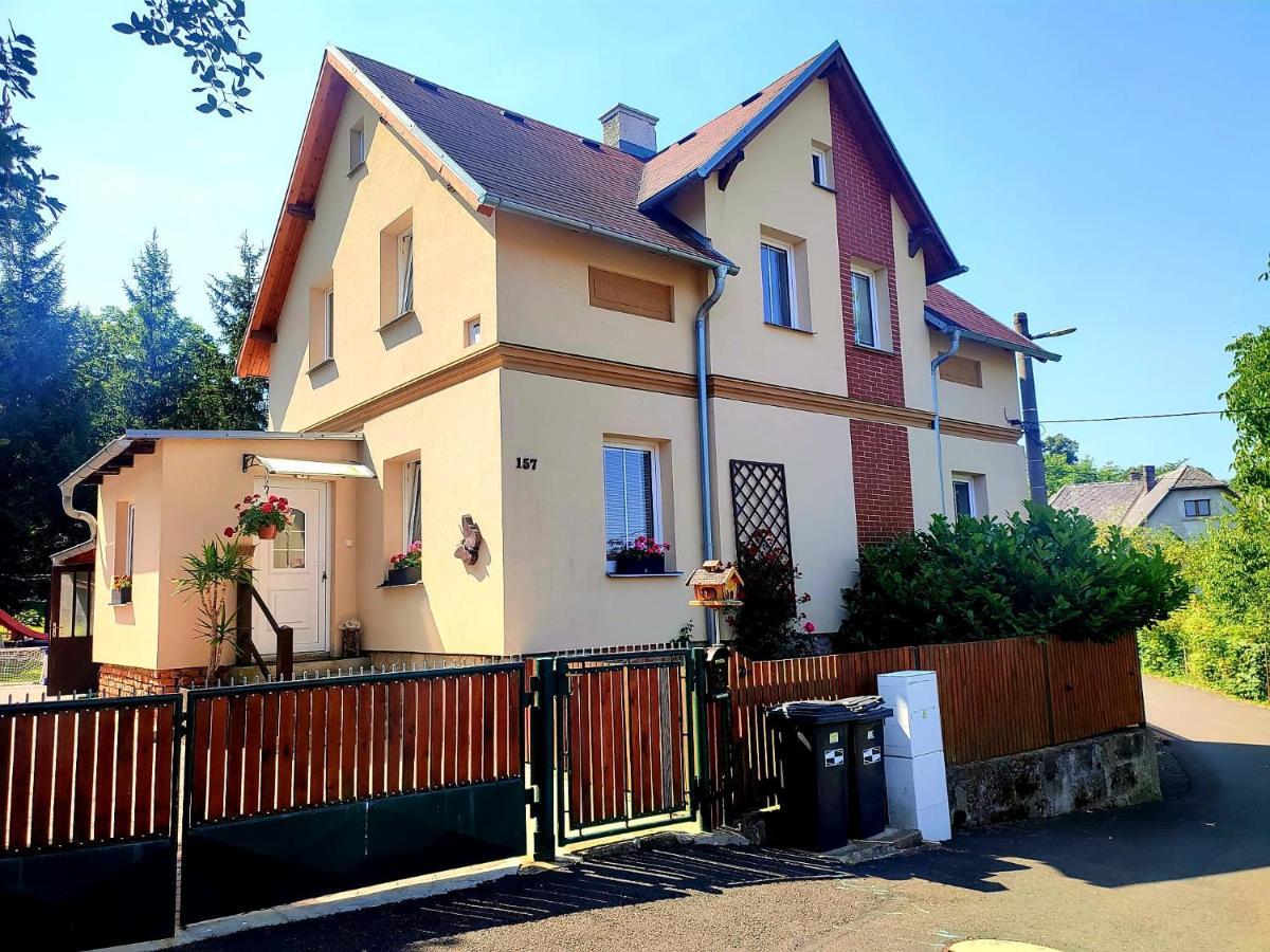 Arnoltice u Decina Ubytovani U Rybnickaヴィラ エクステリア 写真